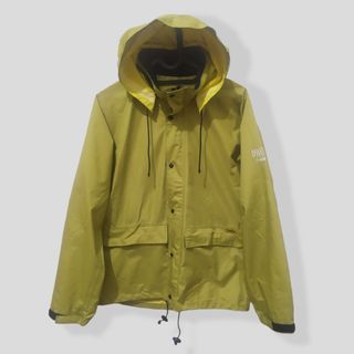 Jaket gunung outdoor kuning kenari jaket parka jaket gore-tex