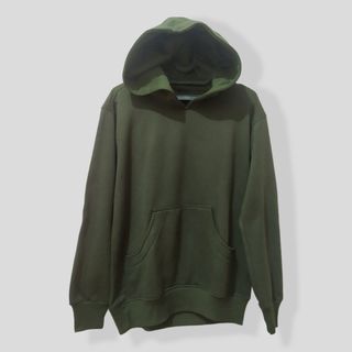 Jaket Hoodie Cowok Cewek Green Army