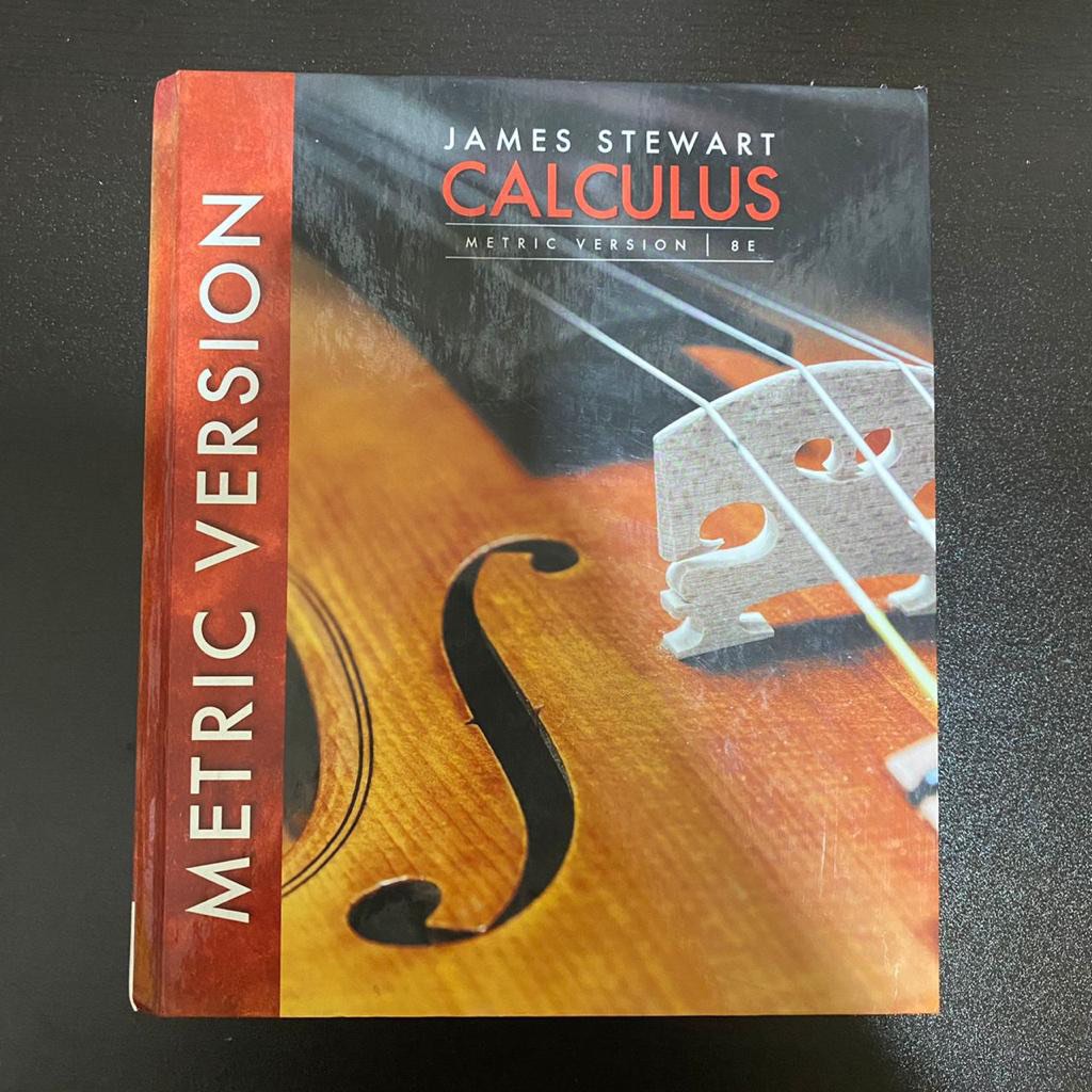 James Stewart Calculus Metric Version 8th Edition, Hobbies & Toys