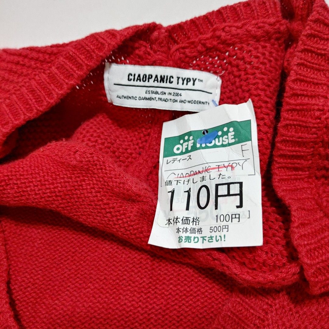 JUAL SWEATER RAJUT CIAOPANIC TYPY KEREN MAKSIMAL PRELOVED ...