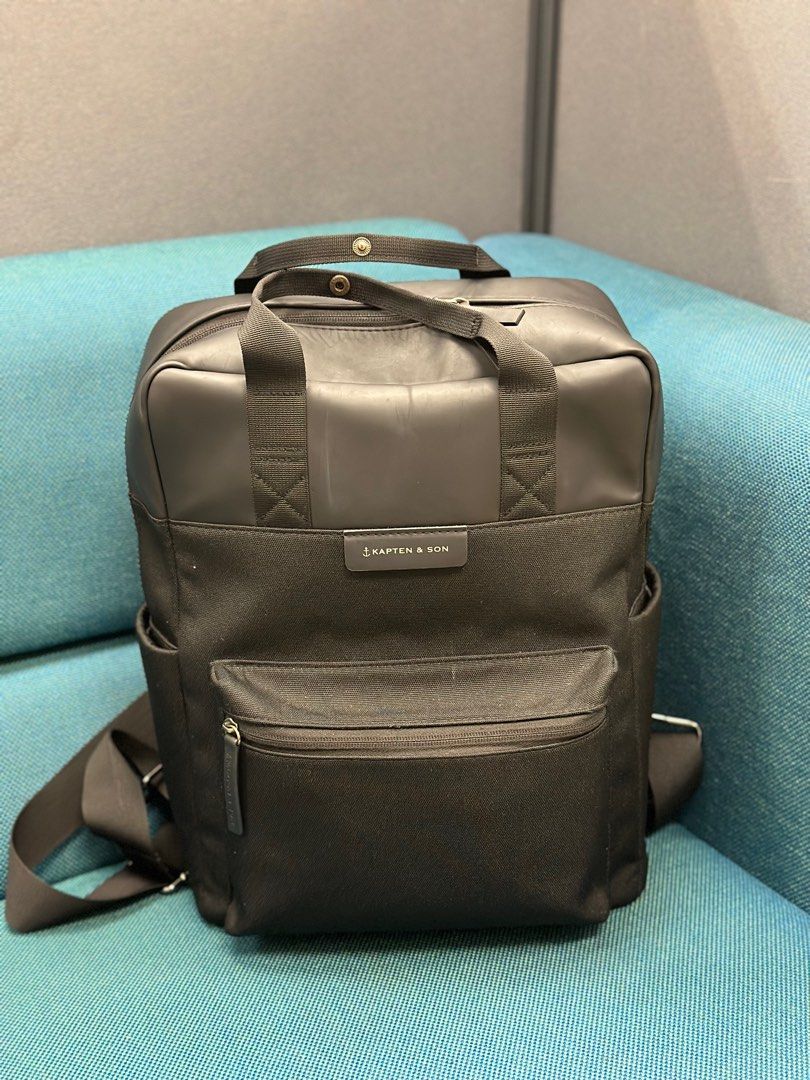 Bergen all black backpack hotsell