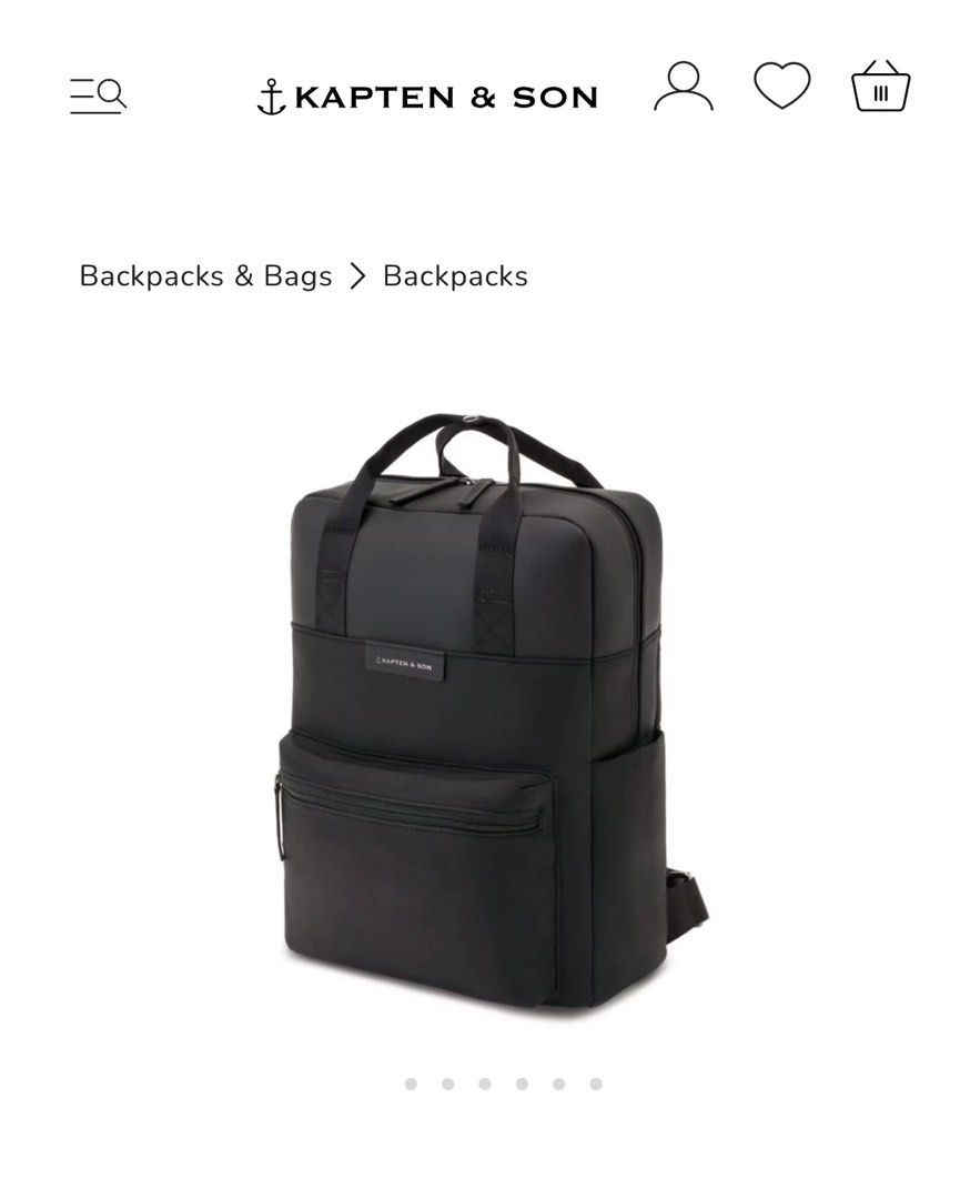 Bergen all deals black backpack
