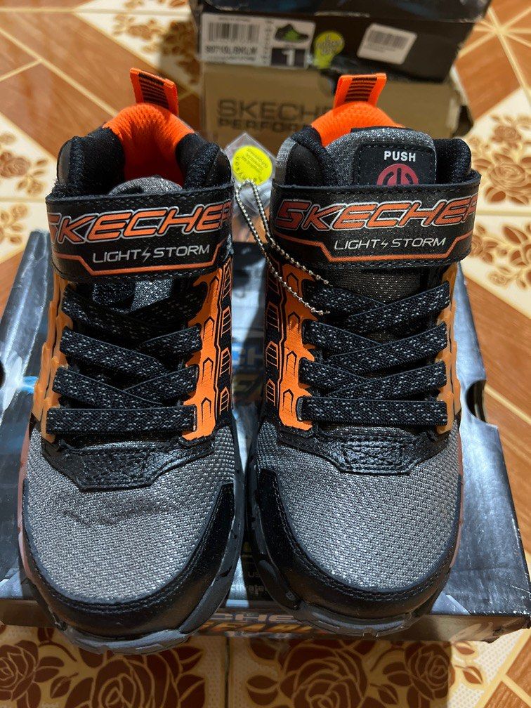 KASUT SKECHERS CHARGEABLES OREN Babies Kids Babies Kids
