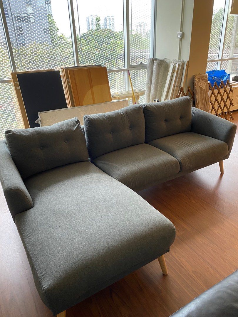 Kinsen Home L Shaped Sofa, Furniture & Home Living, Furniture, Sofas