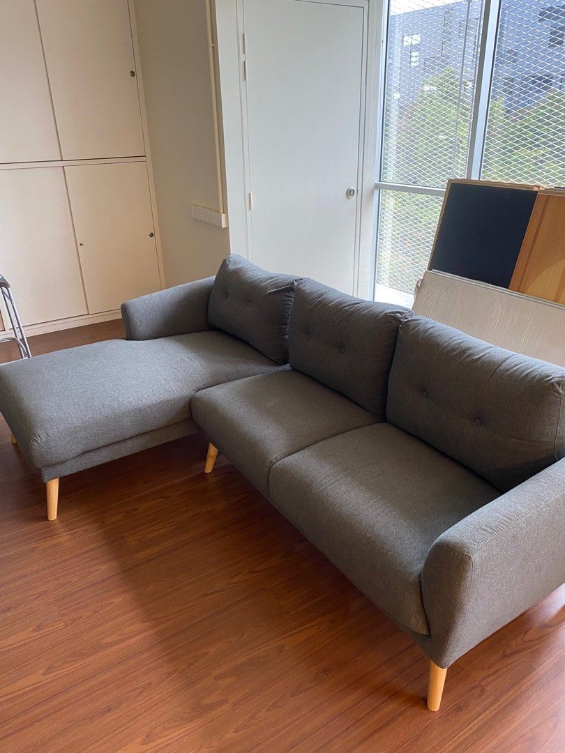 Kinsen Home L Shaped Sofa, Furniture & Home Living, Furniture, Sofas