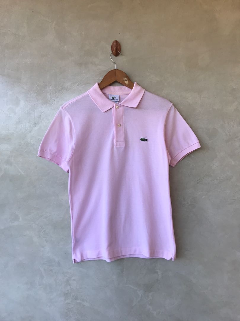 LACOSTE - Poloshirt Pastel Pink, Men's Fashion, Tops & Sets, Tshirts ...
