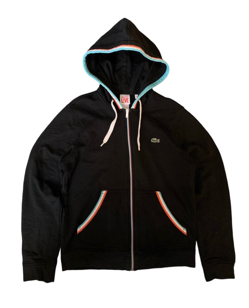 Lacoste hoodie zipper, Men's Fashion, Coats, Jackets and Outerwear on