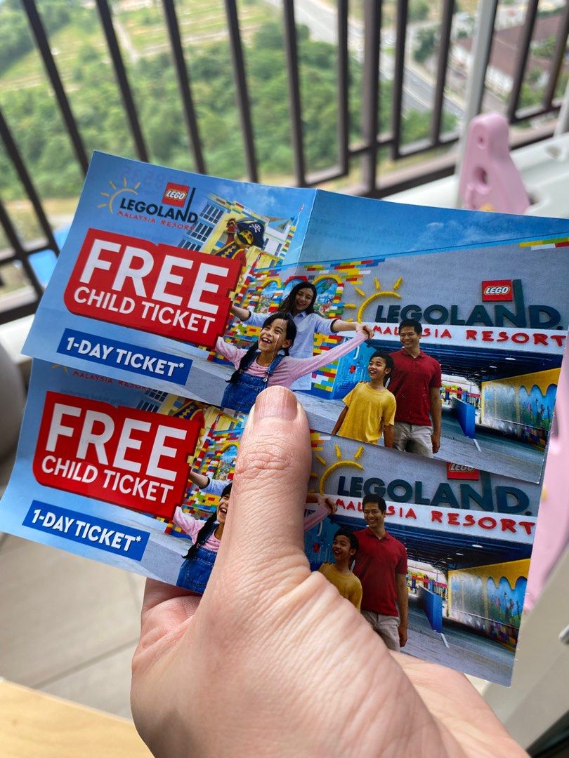 Legoland free new arrivals child ticket 2019