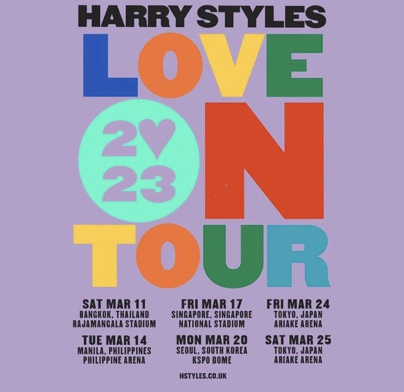 LF Harry styles concert ticket, Announcements on Carousell