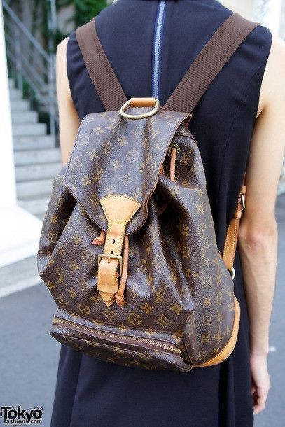 LF: Louis Vuitton Montsouris Backpack GM, Men's Fashion, Bags, Backpacks on  Carousell