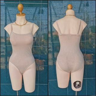 light brown bodysuit snap button lock small forever 21