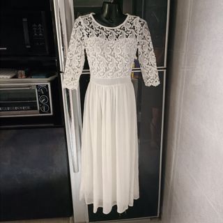Long White Dress Size XS/ S