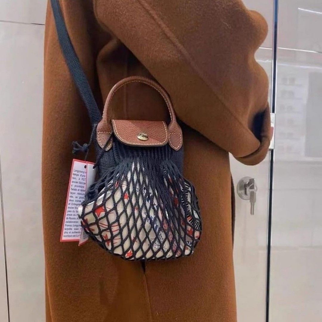 Longchamp Le Pliage Filet Mesh Bag XS, Women's Fashion, Bags & Wallets,  Cross-body Bags on Carousell