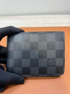 louis vuitton n41413 keepall 55 (mb3156) damier graphite, with strap & dust  cover