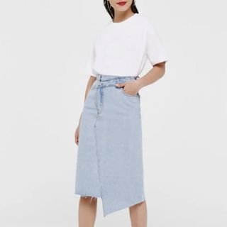 Love Bonito Midi Denim Skirt