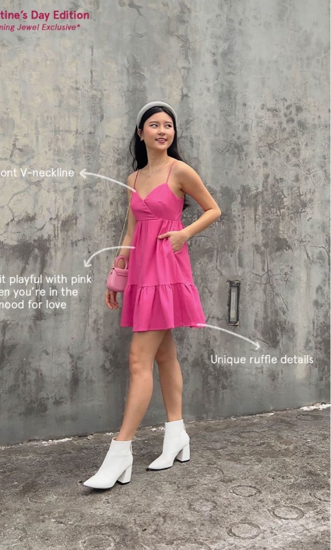Mille L S Wrap Dress Love Potion
