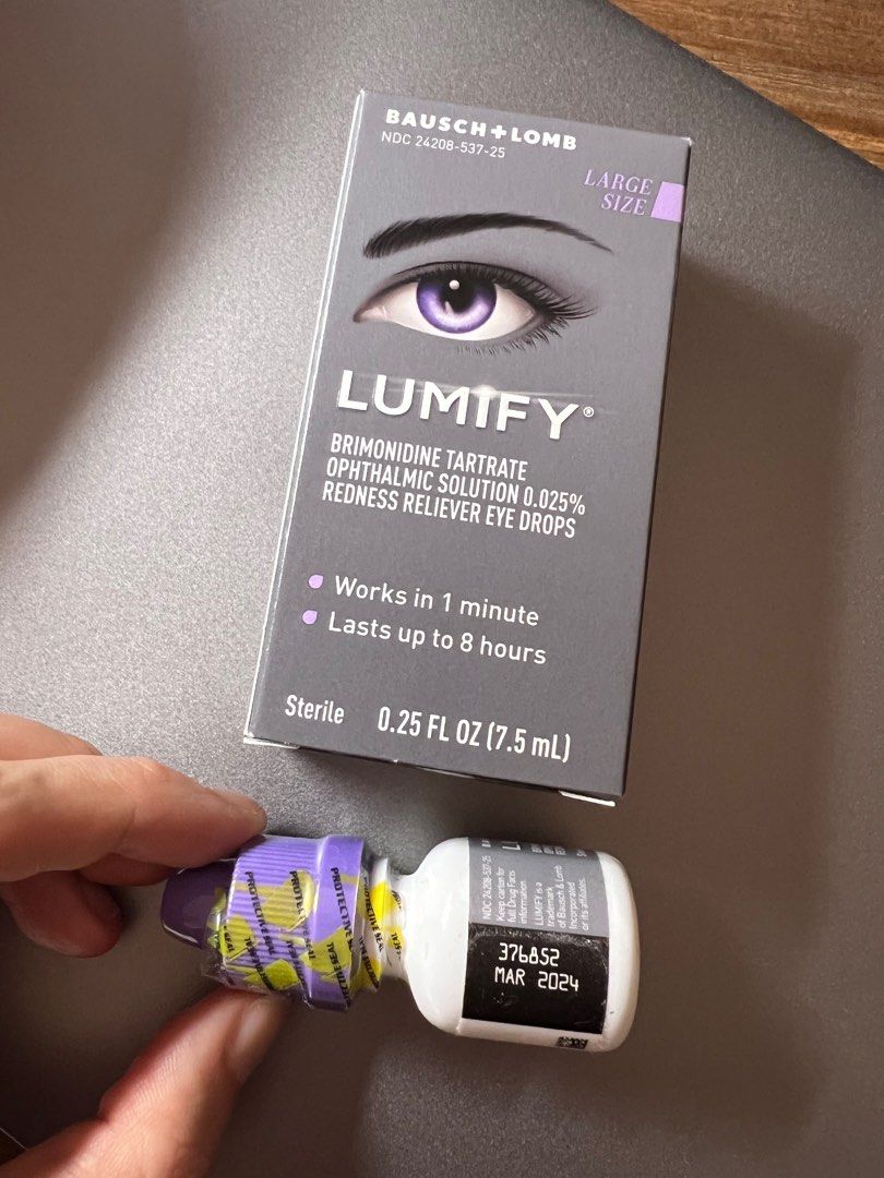 LUMIFY eye drops, Beauty & Personal Care, Vision Care on Carousell