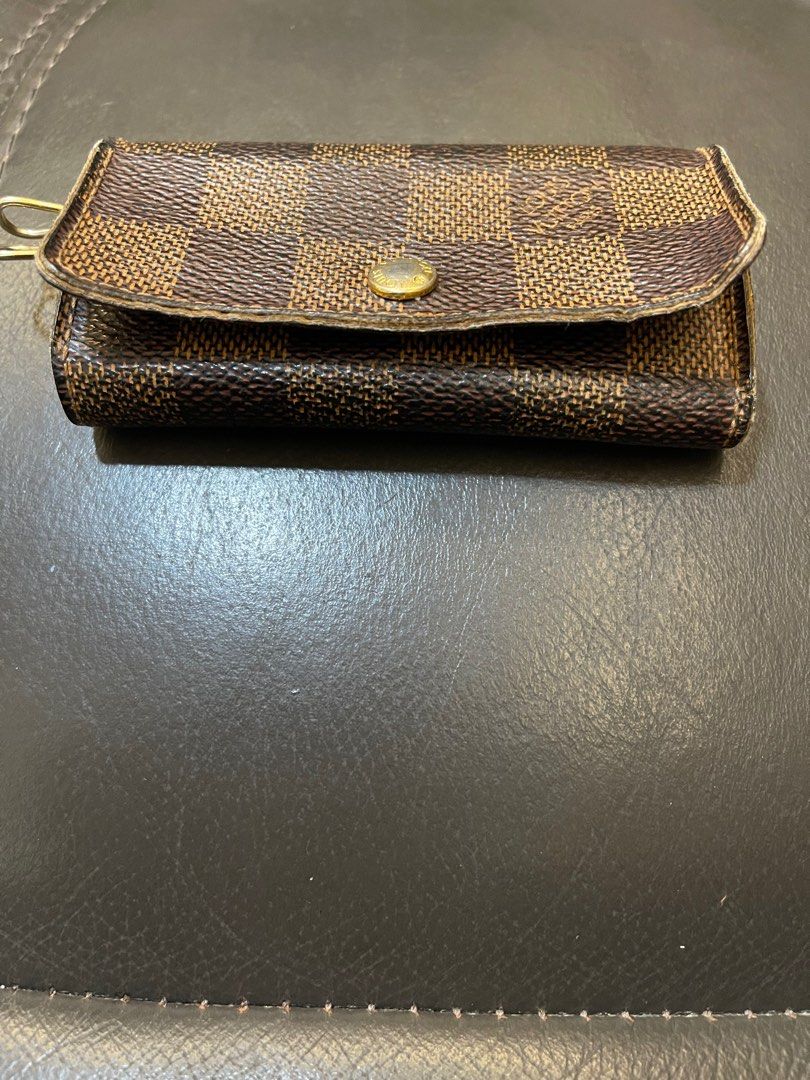 LV checkered Key Pouch (authentic), Women's Fashion, Bags