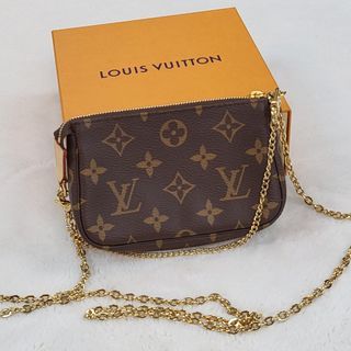 Affordable lv pochette chain For Sale, Luxury