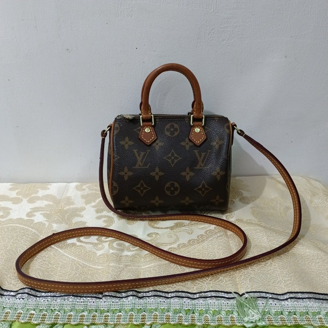 LV NANO SPEEDY PINK, Luxury, Bags & Wallets on Carousell