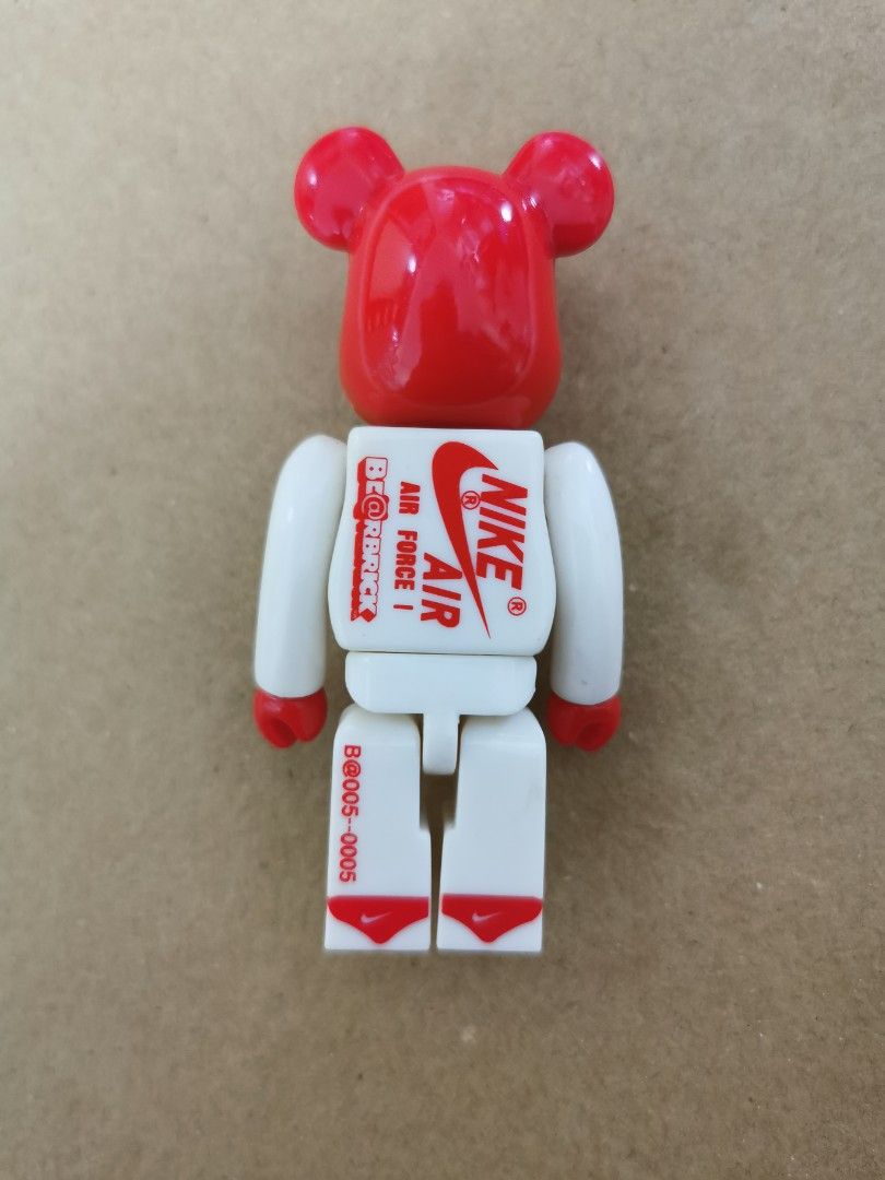 VERY RARE 100% SERIES 5 SUPER SECRET 1/192 NIKE AIR FORCE 1 BEARBRICK  (BE@RBRICK)