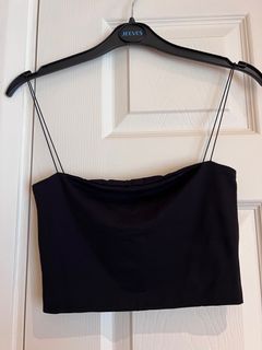 Meshki black crop top
