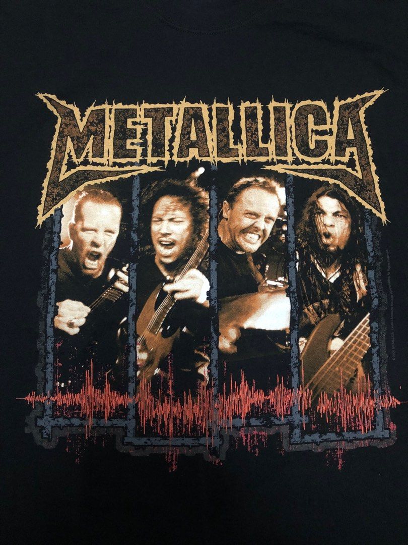 Metallica lineup, Men's Fashion, Tops & Sets, Tshirts & Polo Shirts on