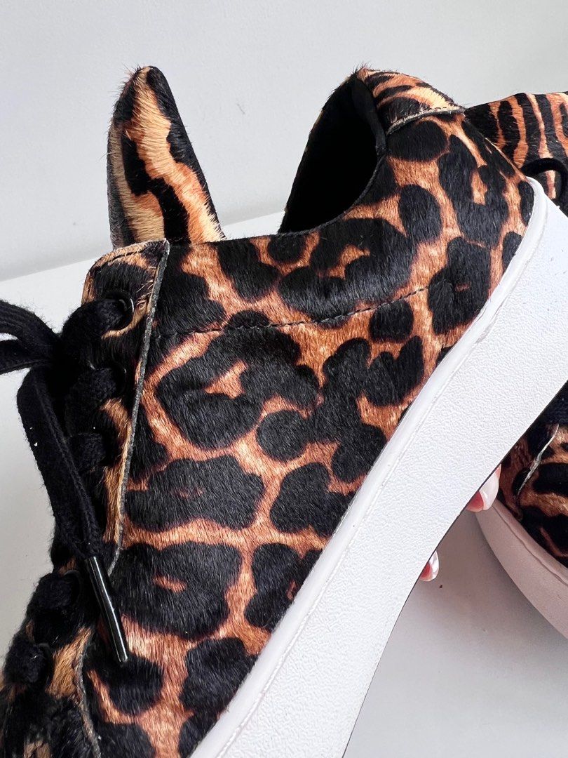 Michael Kors Keaton Leopard Print Slipon Sneakers in Black  Lyst
