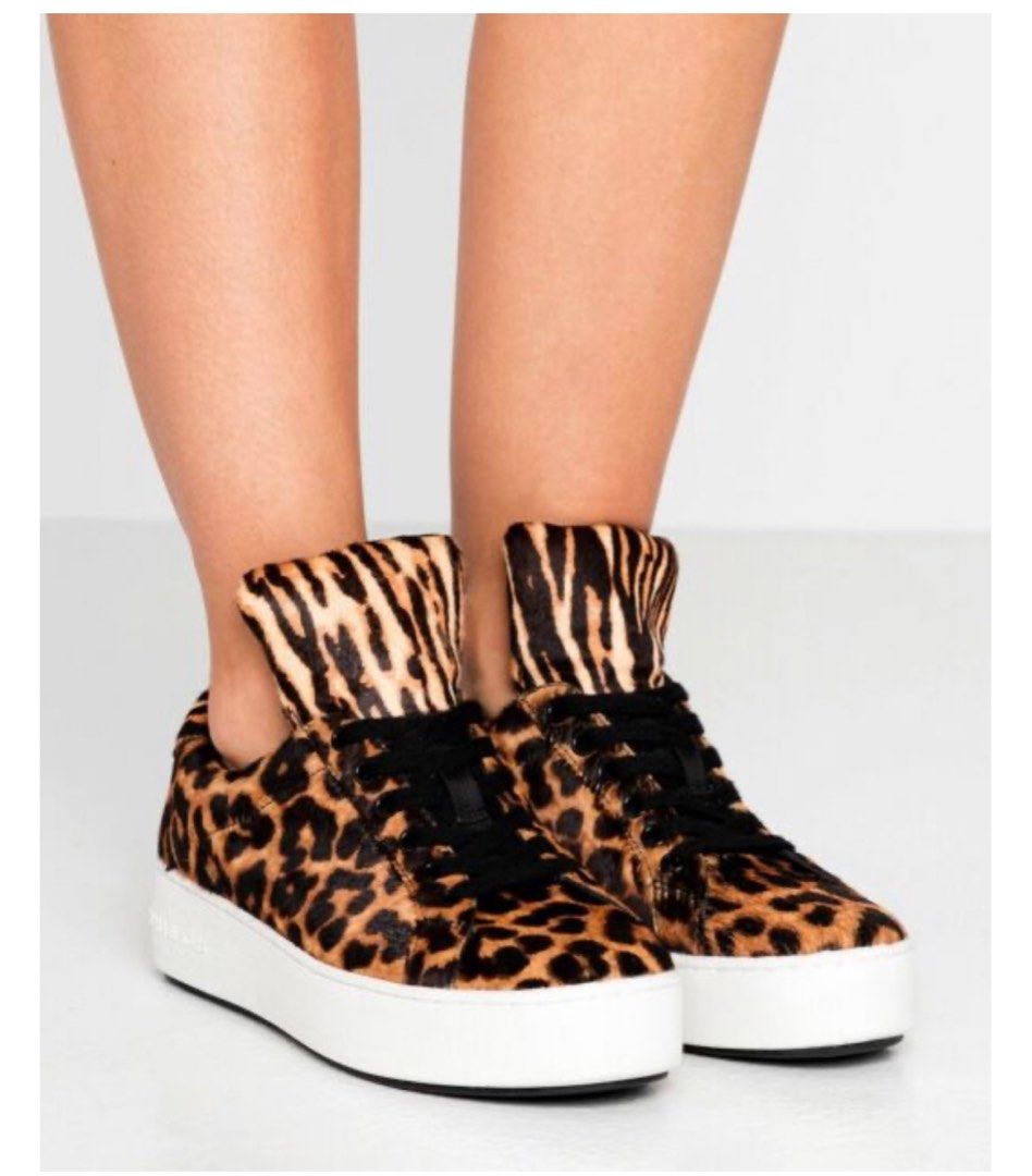 Michael Kors leopard print Sneakers size 39, Women's Fashion, Footwear,  Sneakers on Carousell
