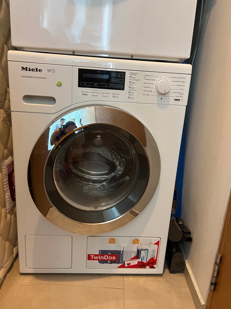 Miele Washing Machine W1 twindos, TV & Home Appliances, Washing