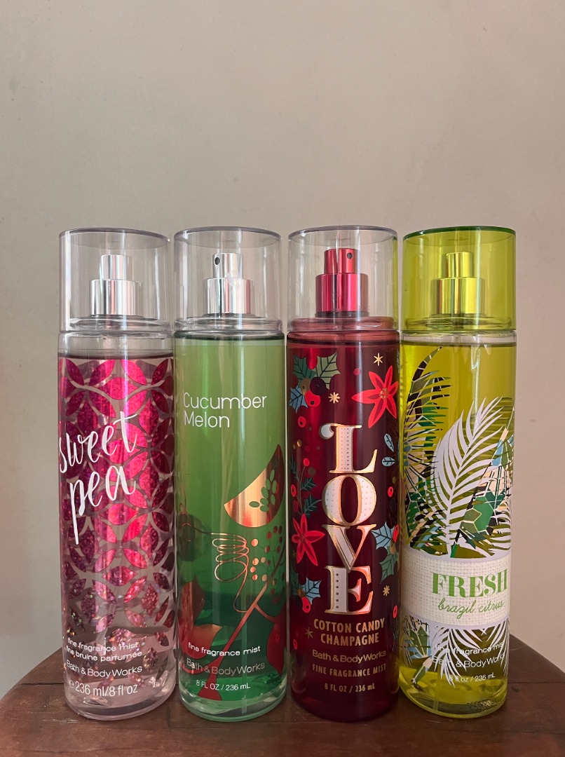 Mix & Match (2) Bath & Body Works Fragrance Mist, Beauty & Personal ...