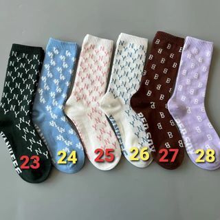 全新mlb ny socks mlb socks mlb 襪 ny 襪 MLB中筒襪
