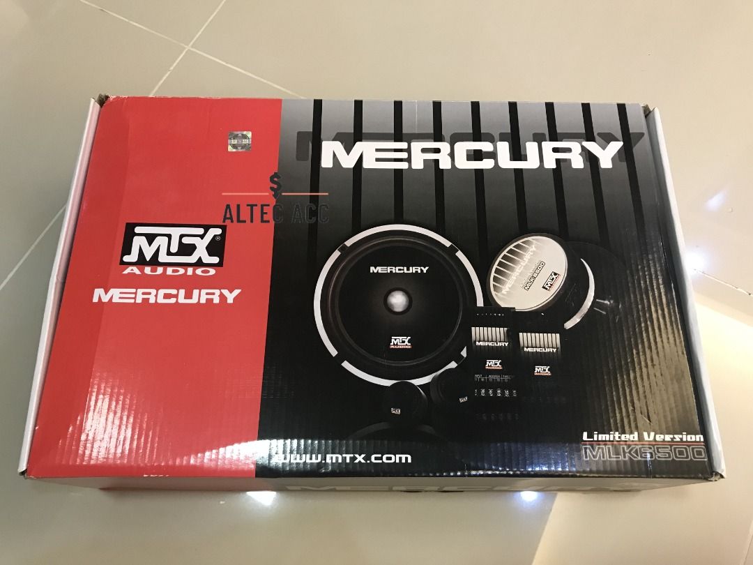 MTX MERCURY COMPONENT SET SPEAKER (MLK6500) LIMITED EDITION NO NEGO