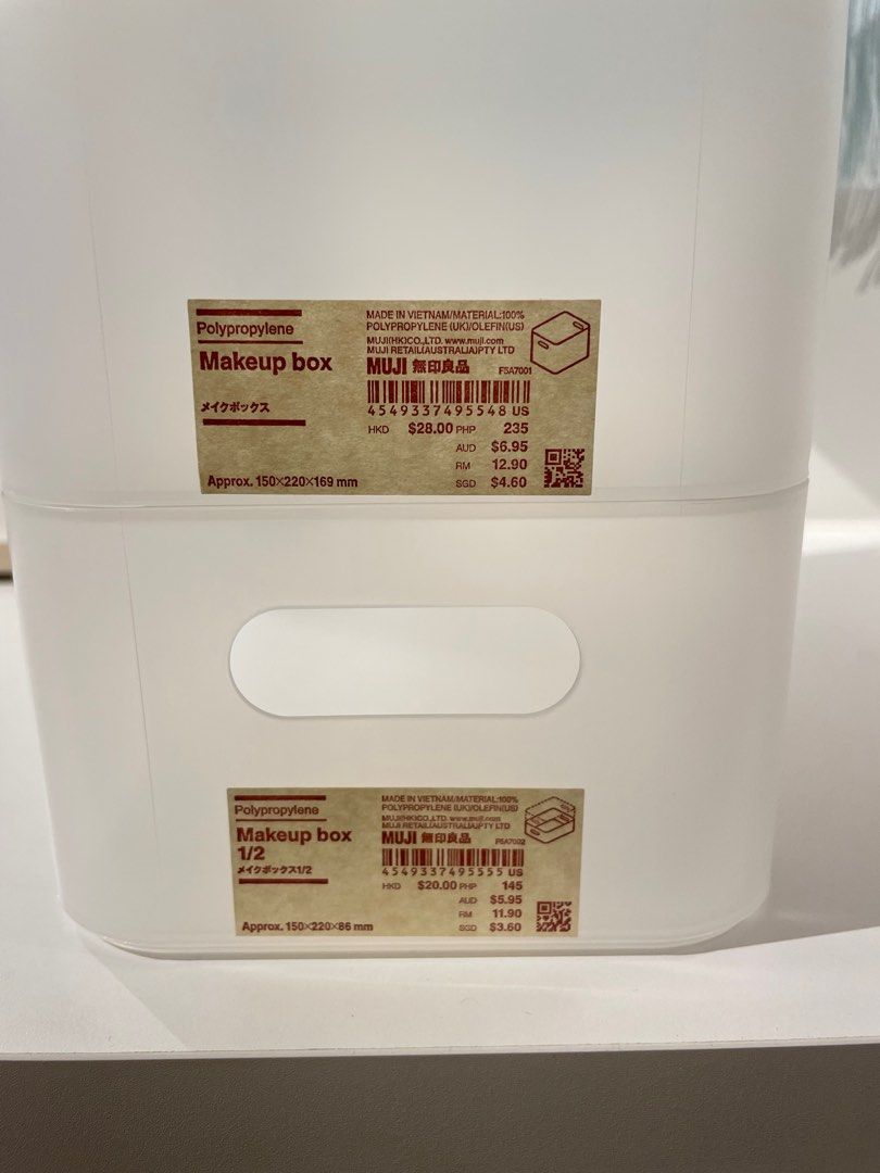 MUJI Storage Containers As good as new, Furniture & Home Living, Home