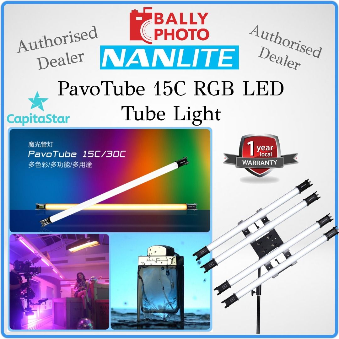 Nanlite PavoTube 15C RGB LED Tube Light Available 1Kit 2kit & 4kit