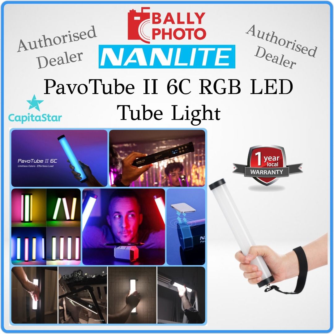 Nanlite PavoTube II 6C RGB LED Tube Light, Photography, Photography