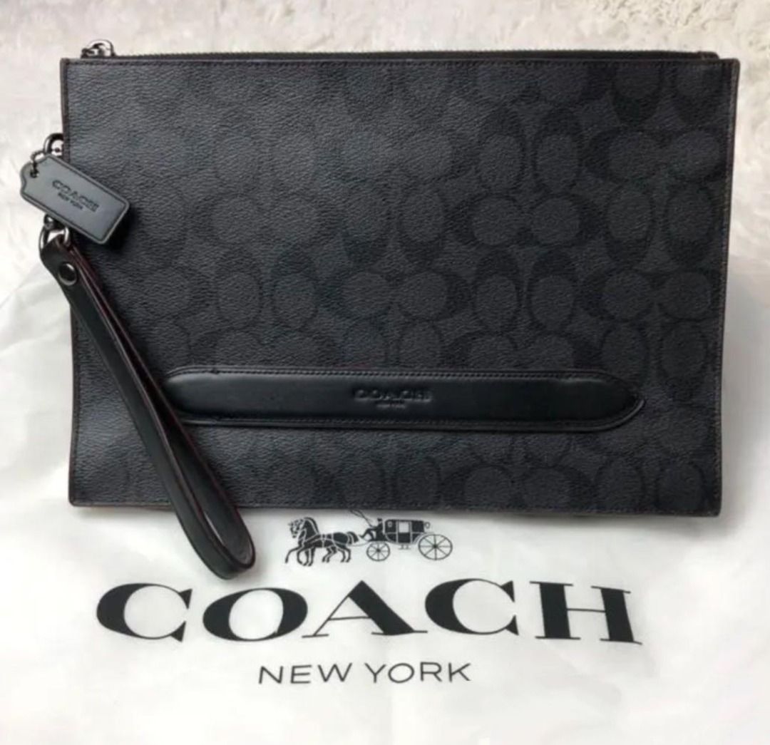 Coach structured pouch sales
