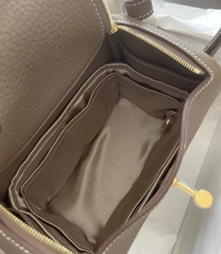 Hermes silk shop bag organizer