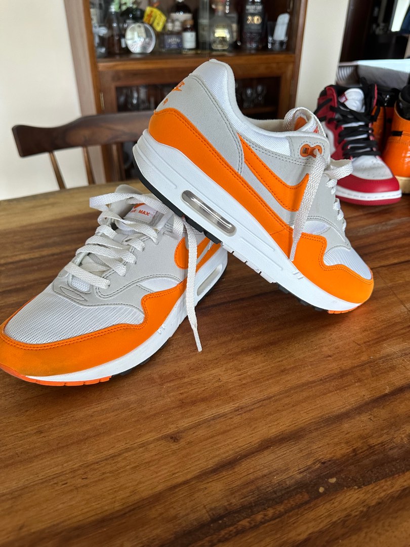 Nike air max 1 anniversary orange clearance