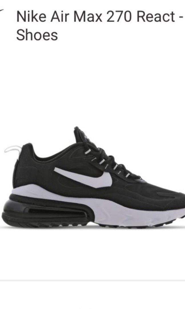 nike 270 react mens white