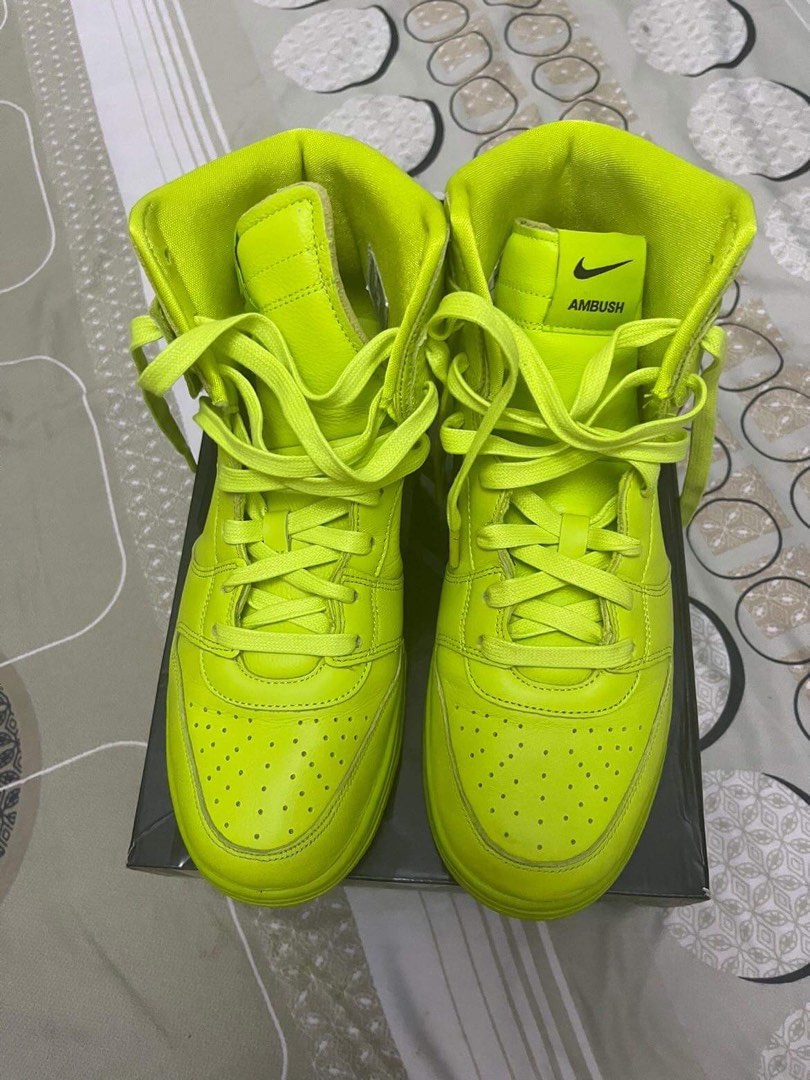 dunk high ambush flash lime