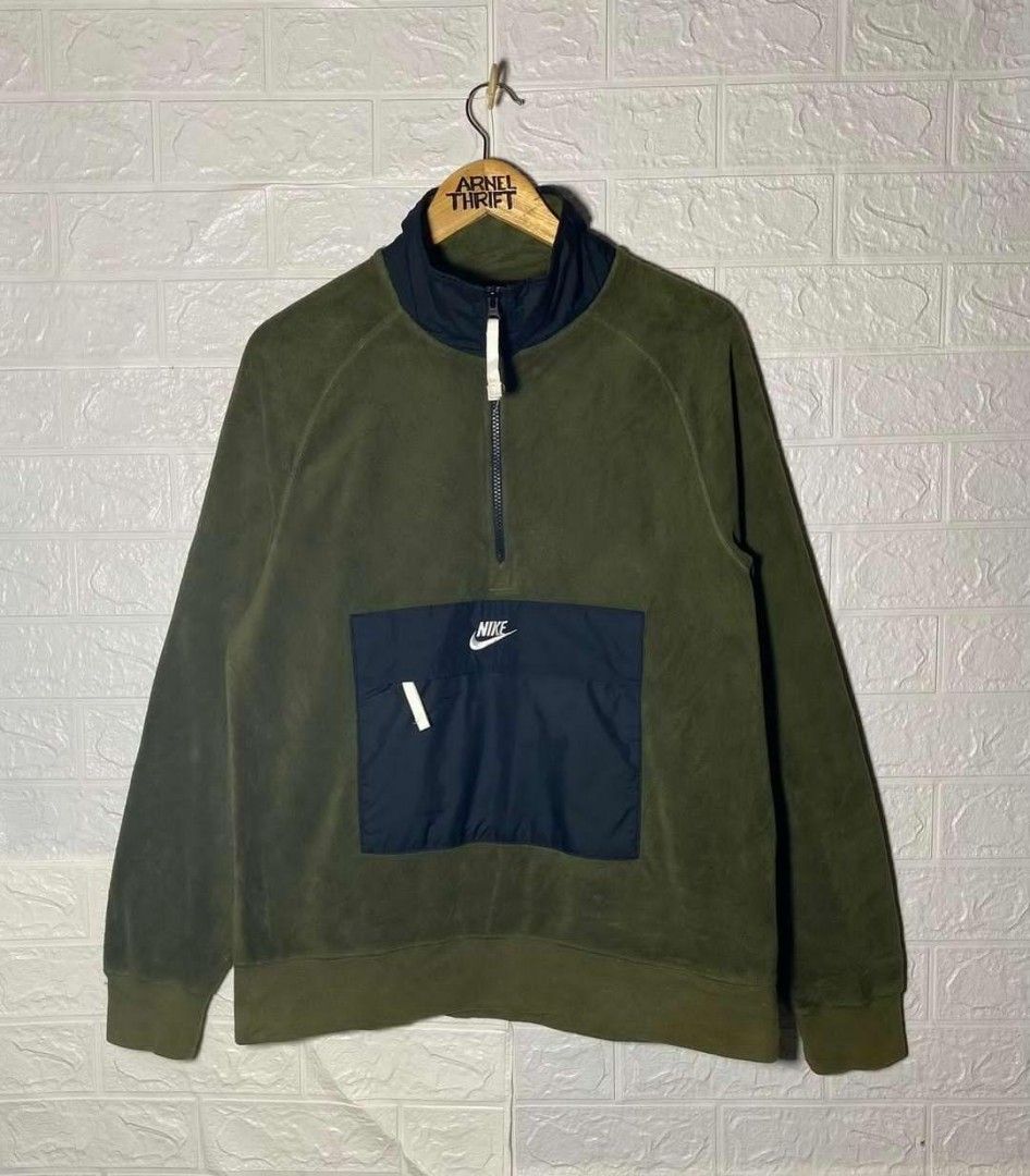 Nike half zip borg sweat online
