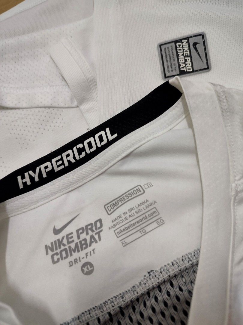 Nike Pro Combat Hypercool Skull, Men's Fashion, Activewear on