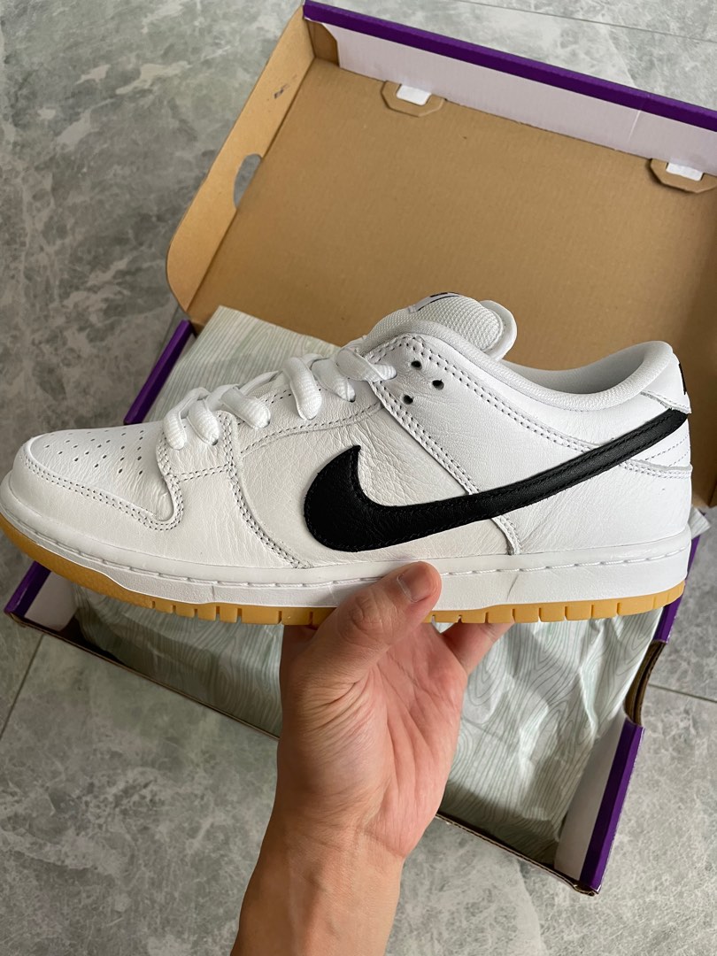 nike sb dunk low pink and white