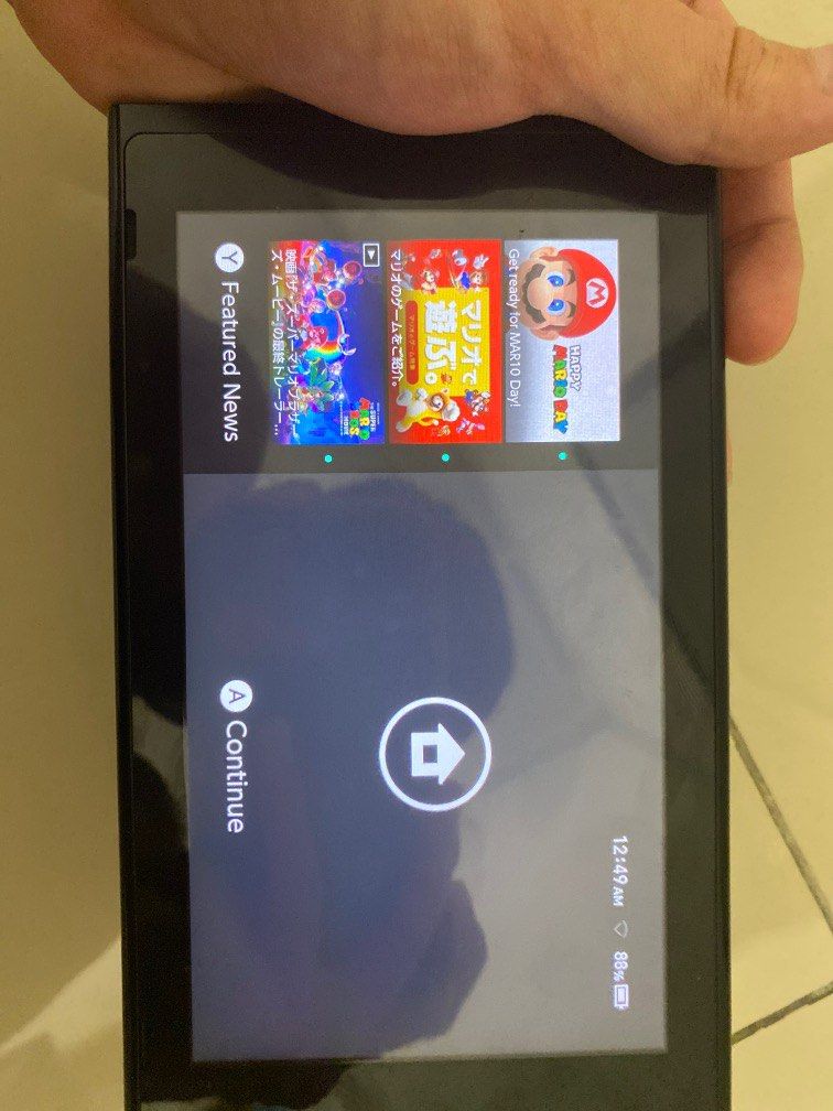 Nintendo switch tablet only used discount