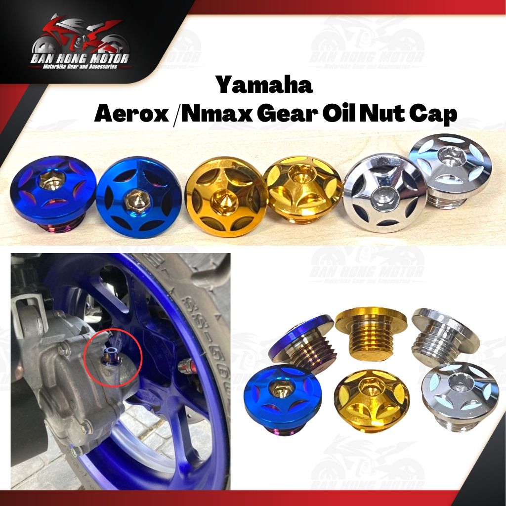 Nmax GearOil Screw Nut/ Aerox Gear oil Nut High Quality Made In