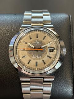 Omega Dynamic with nice patina dial, hand-wound watch