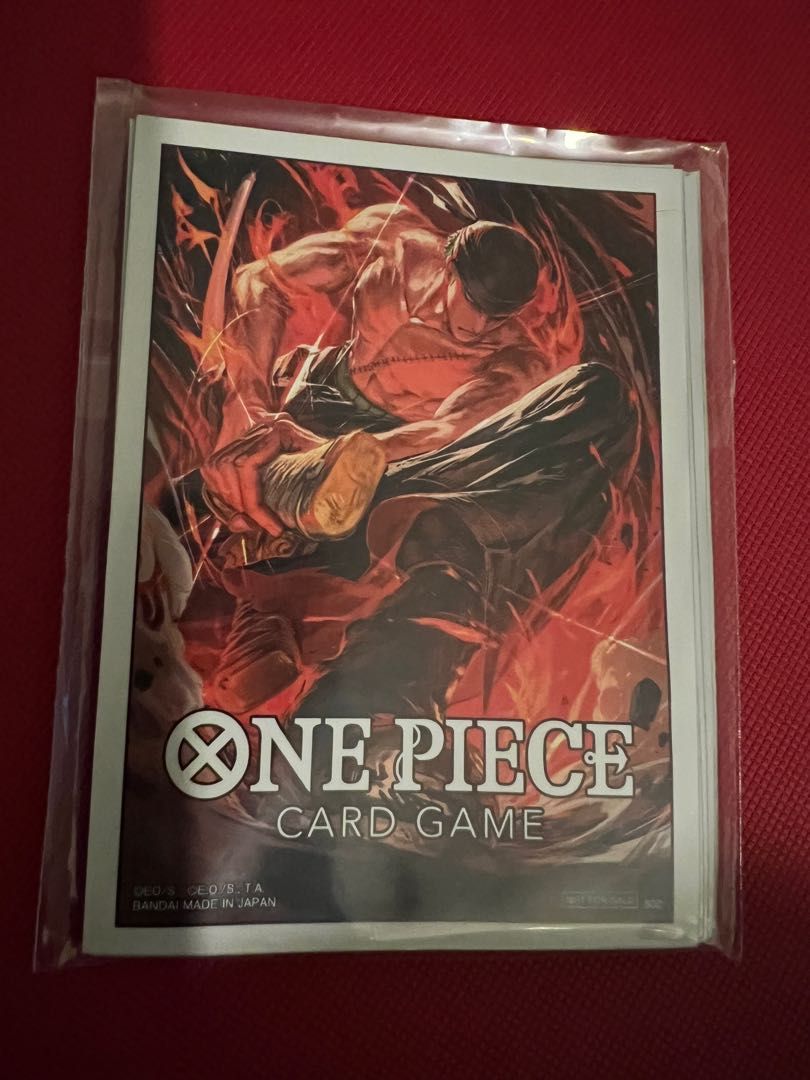 One Piece Zoro Holo Sleeves  60 Card Sleeves For OP TCG  Waifuworldshop  One Piece TCG Sleeves