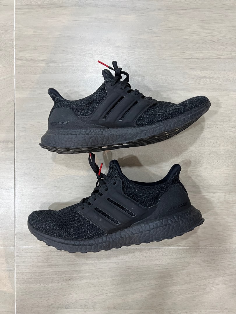 Original Adidas ultra boost triple black Men s Fashion Footwear