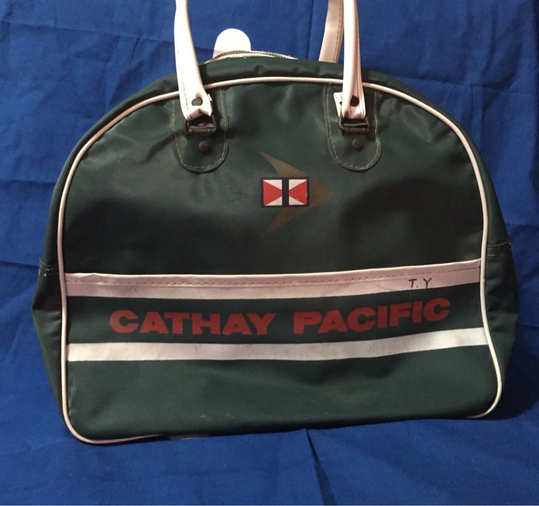 ORIGINAL RARE FLIGHT BAG CATHAY PACIFIC, Luxury, Bags & Wallets on